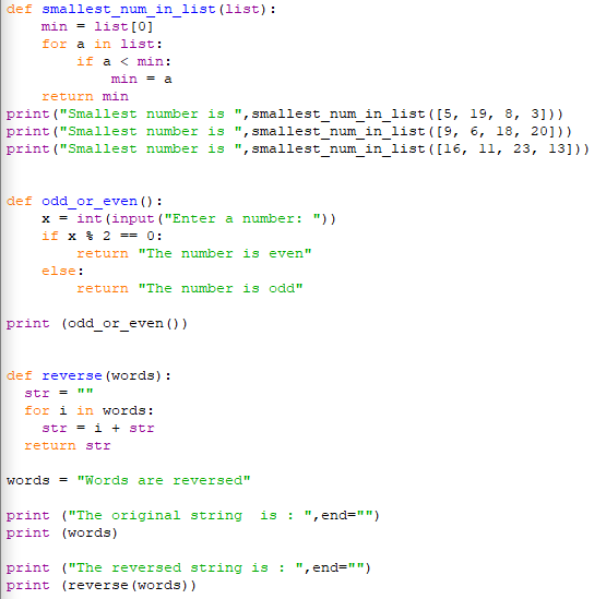 In python: what are the Big(O) runtime analysis for each code? (There