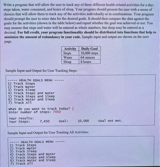 Hi please help give the correct program Write a program that will