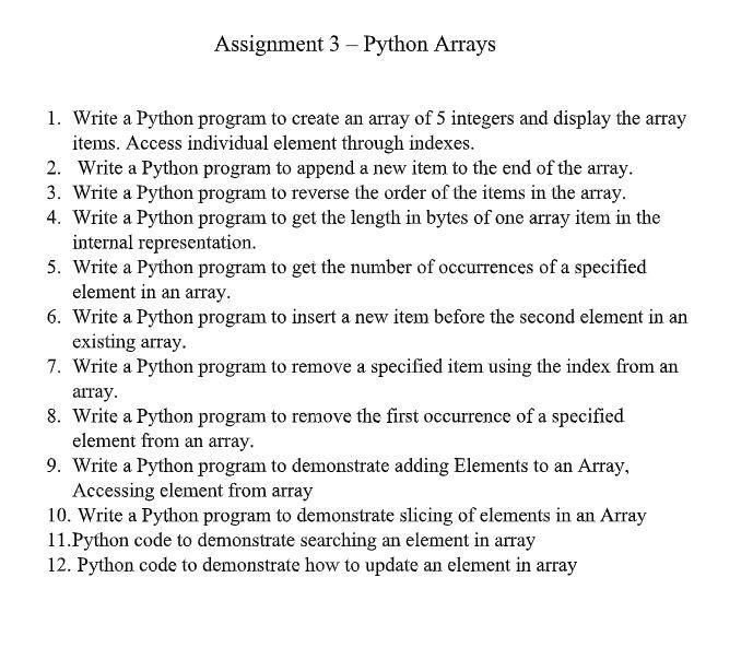 Please help me solve this 1. Write a Python program to create