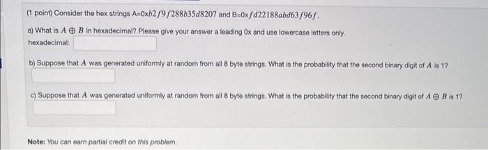  please give me the right answer (1 point) Consider the hex