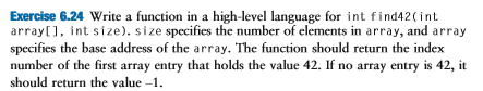  Exercise 6.24 Write a function in a high-level language for int
