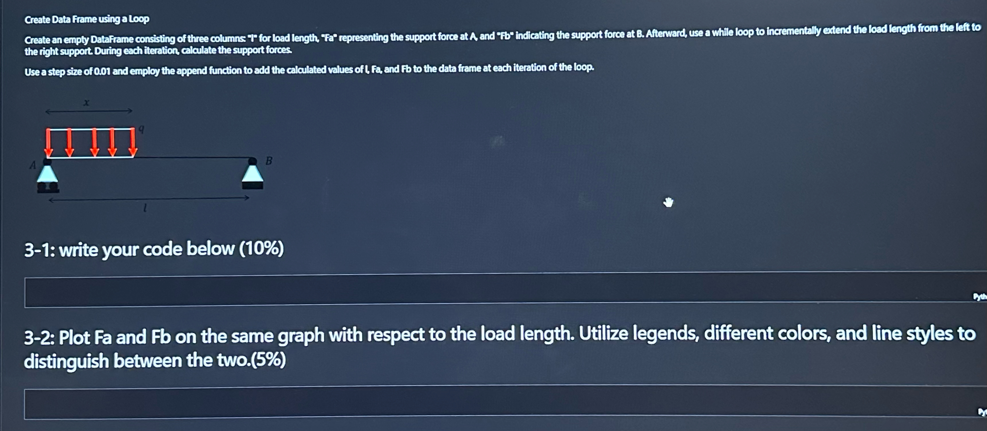  Create Data Frame using a Loop the right support During each