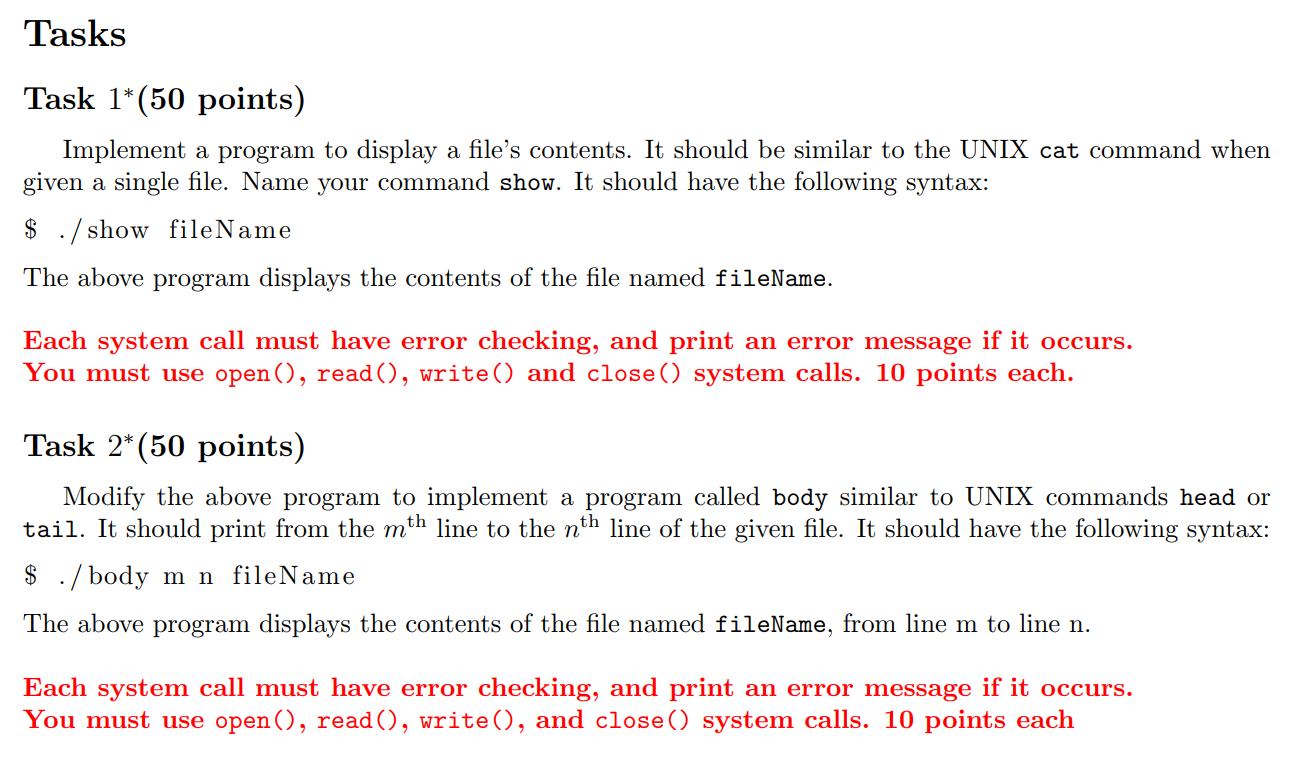 using shell/bash will give thumbs up if part 1 and 2 done