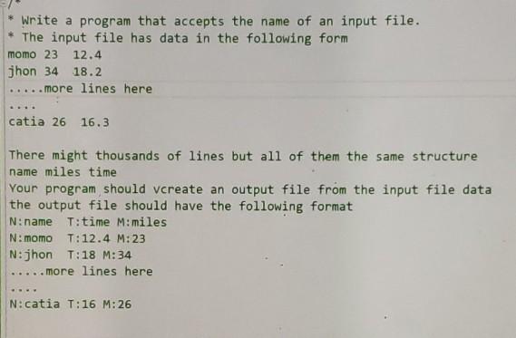 C++ programming. solve this by using #include #include #include * Write