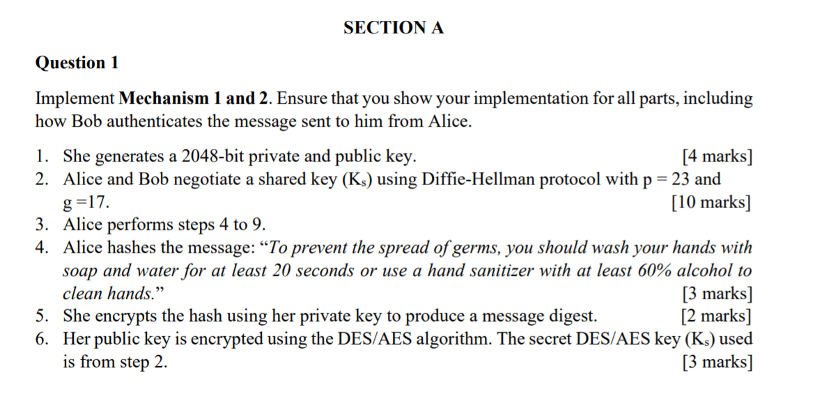 cryptographic functions can be used to accomplish a certain security objective. In