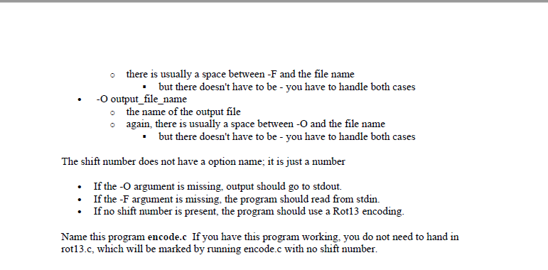 command line arguments: the first argument is the name of the file