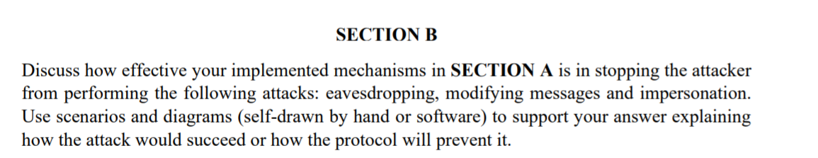 would be sent to Bob along with an encrypted message digest. Bob