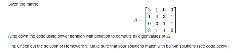 Here is the code of HW 5 solution please use Python