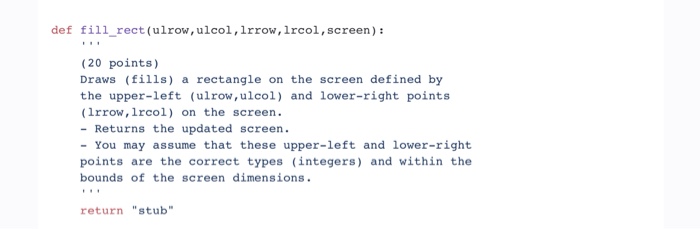 for row in range (len (screen)): for col in range(len (screen[0])): if