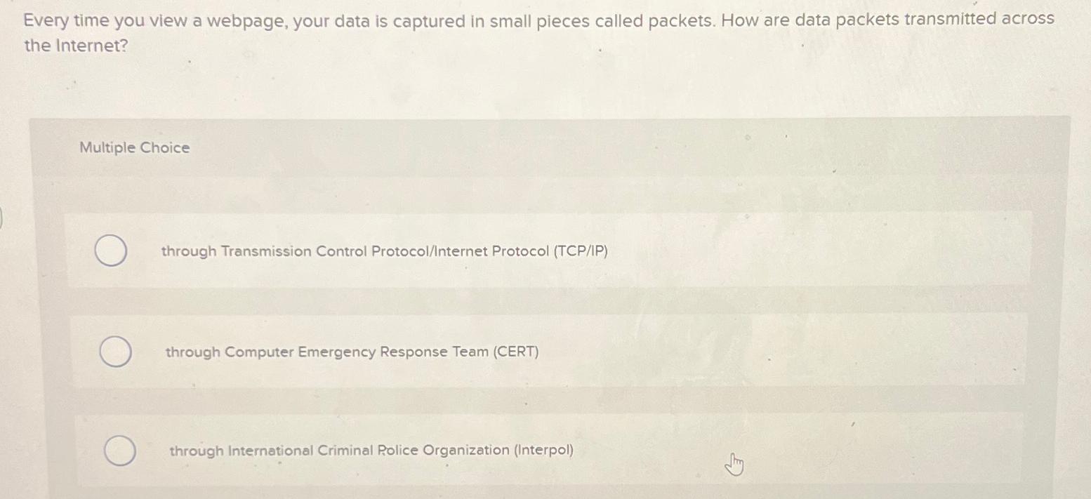  Every time you view a webpage, your data is captured in