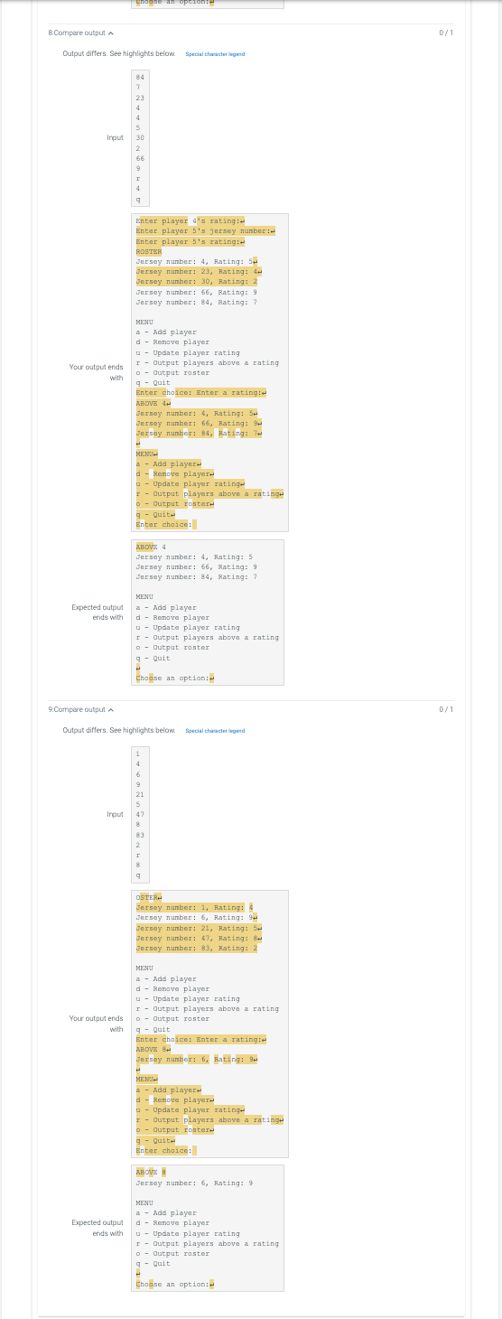 balanced team. (1) Prompt the user to input five pairs of numbers:
