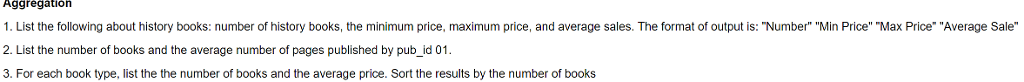 are answered correctly. I have a database with the following tables Authors,