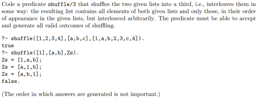 Programming language : Prolog Not allowed to use pre-defined predicates! Code a