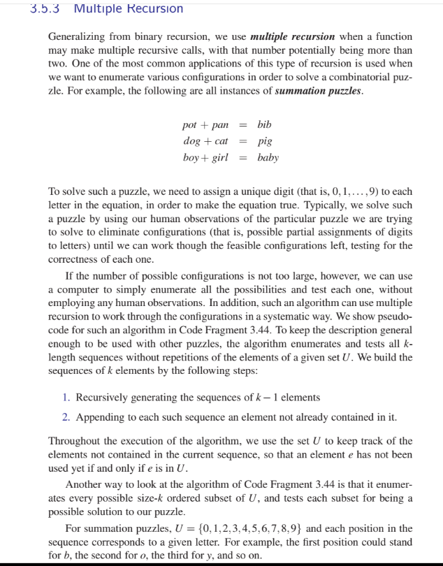 c++ code please Write a program for solving summation puzzles by enumerating
