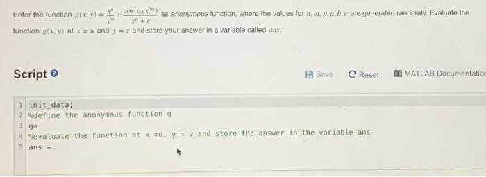  Enter the function g(x, y) = +"+coslax eh") as anonymous function,
