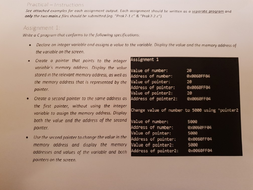  Helli can some one pkease help with this? Practical - Instructions