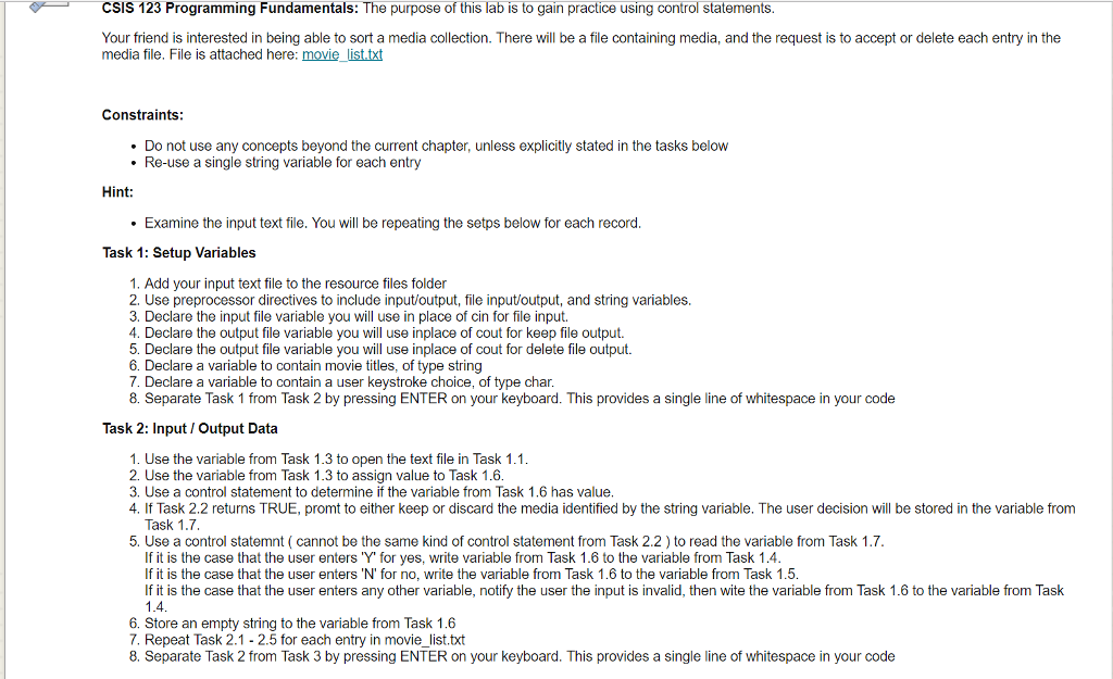 C++ practice problem help. I would like this done using switch and