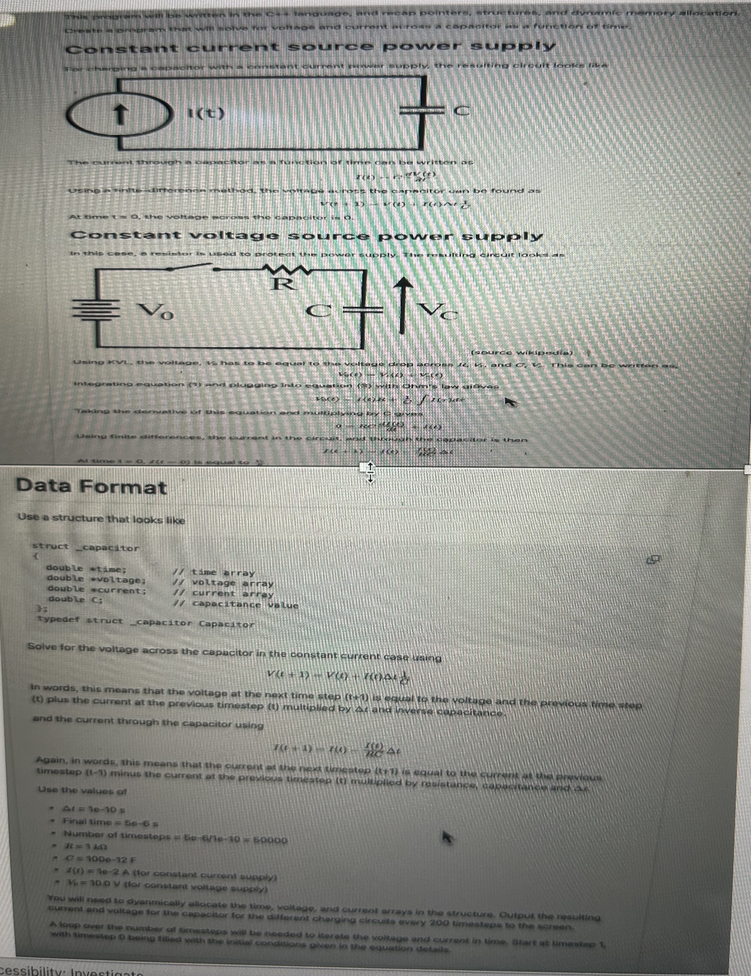  This is a C++ question also please include these 2 files