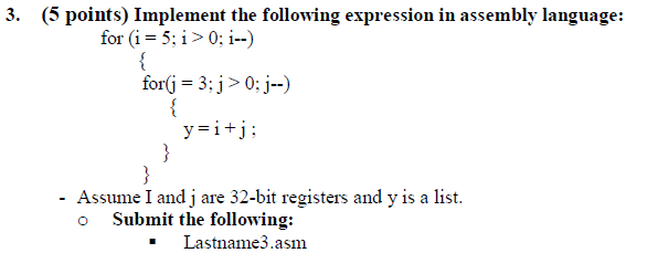 Provide the assembly code for the following x86 MASM program below. The