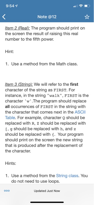 program that prompts the user to supply four items on the same