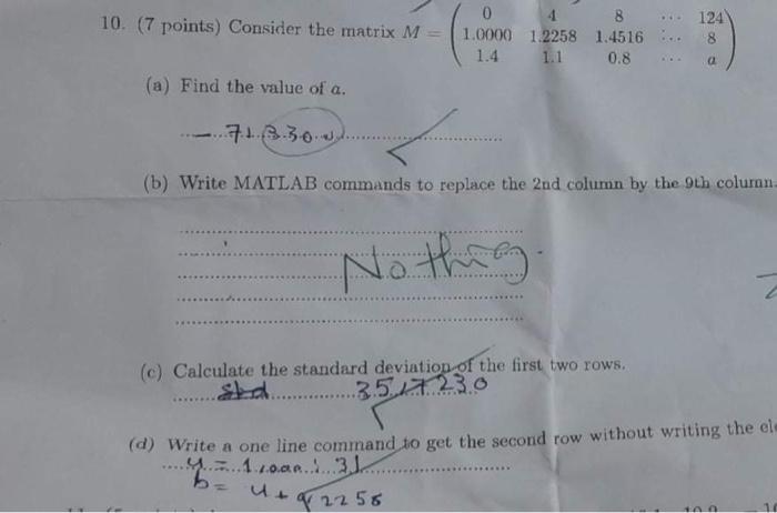 the 0.2.3.5, 5, 10 using element by element operations 3 5 -