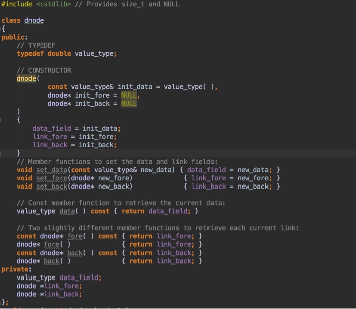  Using this setup, create a doubly linked list that allows for