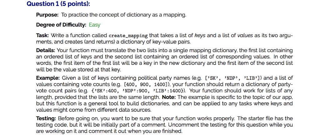 Language: Python Program used: PyCharm Interpreter: 3.6.1 at ~/anaconda/bin/python ----- ----- Starter