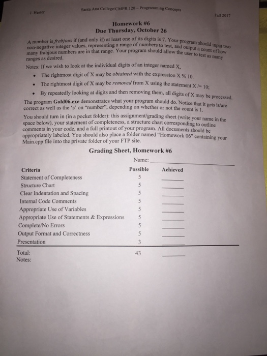  The program asks to input a range and count every seven