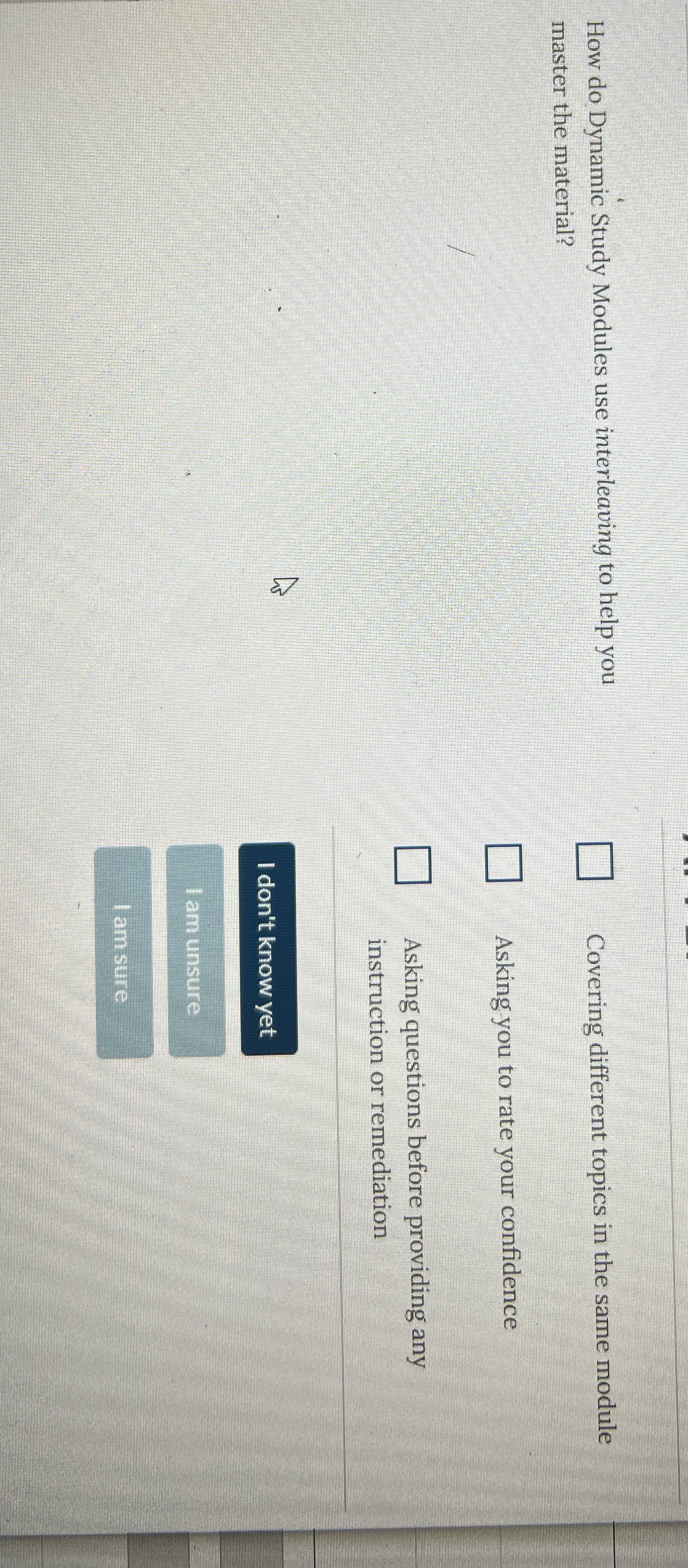  How do Dynamic Study Modules use interleaving to help you master