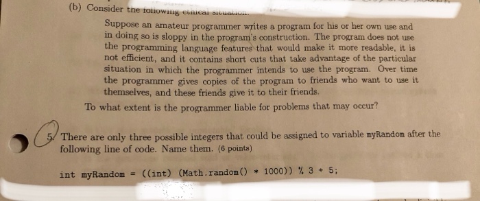  This is for programming one in the java language. Please answer