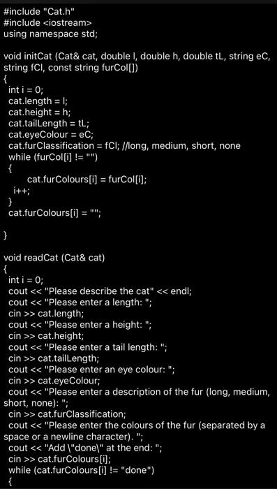 show that an implementation of a function is part of a class