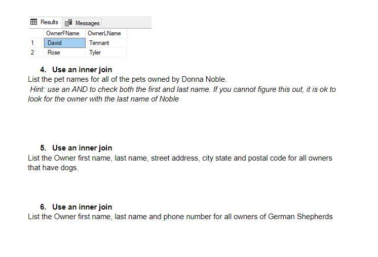 send it. Thanks 1. Using a subquery List the first name and