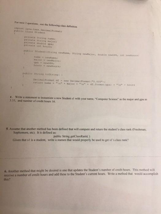 handout to practice for exam. You do NOT have to turn it