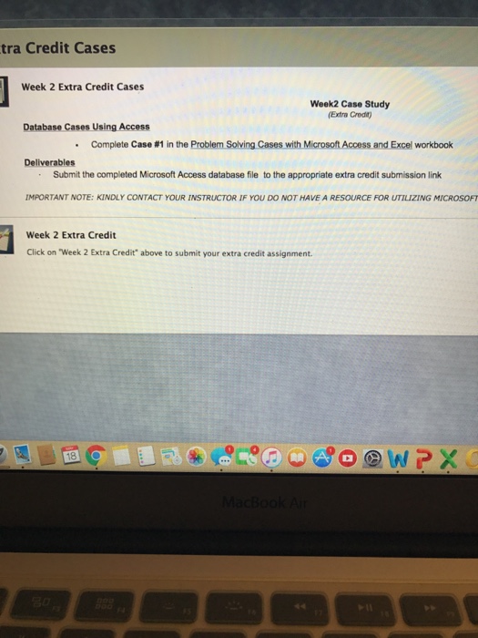  Complete Case #1 in the Problem Solving Cases with Microsoft Access