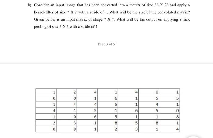 kindly answer the question correctly do not copy paste. b) Consider an