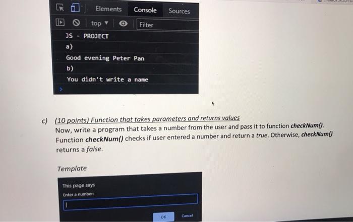 is ran, it takes a name from the user and use the