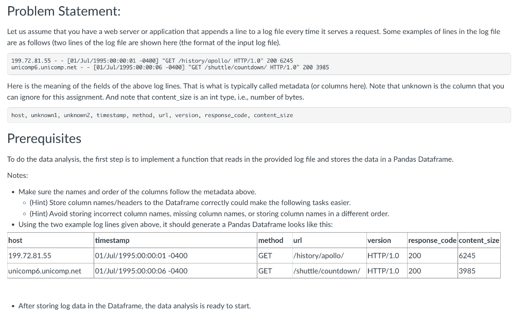 or application that appends a line to a log file every time