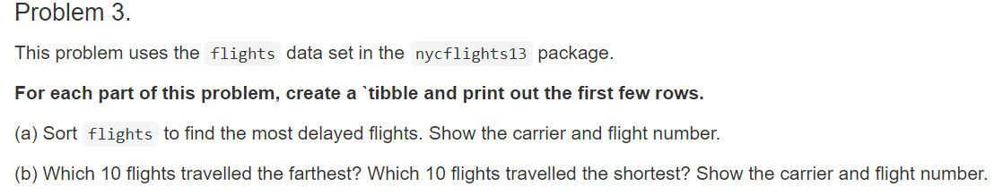Please complete in R STUDIO with code and output Problem 3. This
