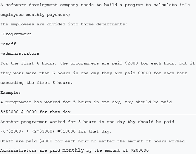 Write in c++ two programs: -first program asks the type of