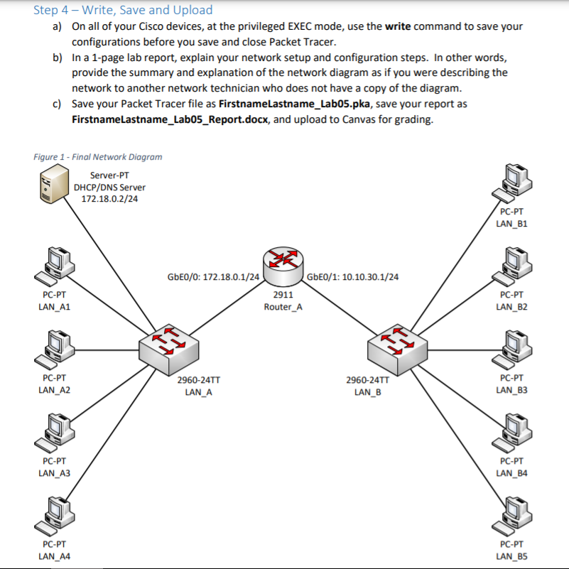 you will set up your network with a Dynamic Host Configuration Protocol