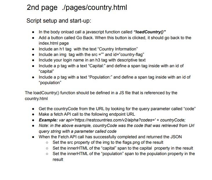 need help with the code of using rest API and fetch