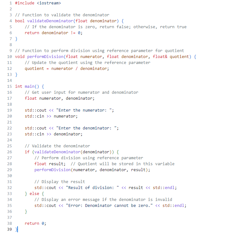 allows you to inform the compiler about the new parameters, enabling more