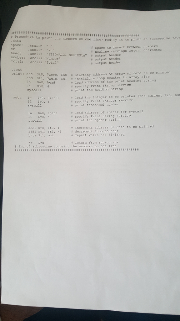 using assembly language. I will be using mars 4.5. The assignment for