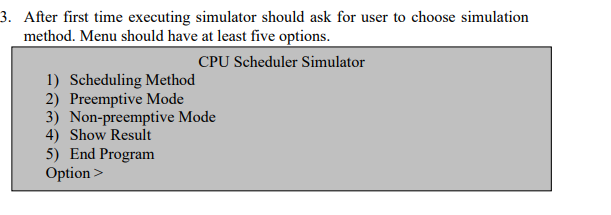 INPUT FROM FILE CALLED INPUT.TXT THEN SOLVE FOR THE FSFC, ROUND ROBIN