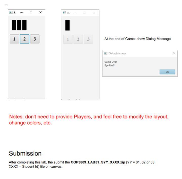 a Bars 21 Games using the JavaFx. This will illustrate the principles