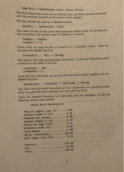 goods, hardware, electronics, etc. In this project, we develop part of a