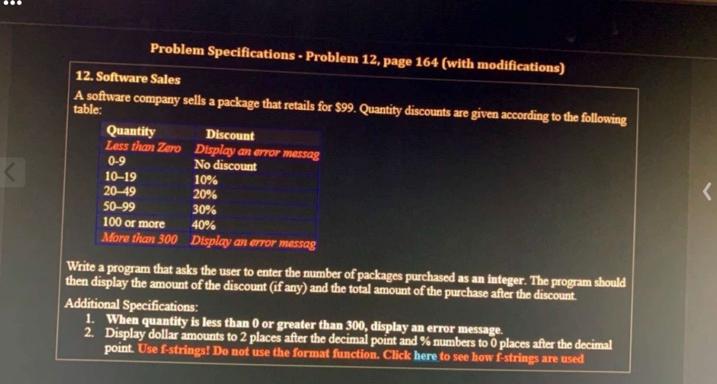 2 4 5 6 ##discount amount = full_price* discount_rate 7 ##final_price =