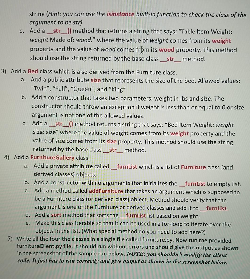 client code and complete the program. thanks. here is my client code