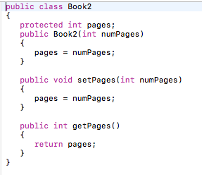 and paste and a bit of organizing. You will have three classes