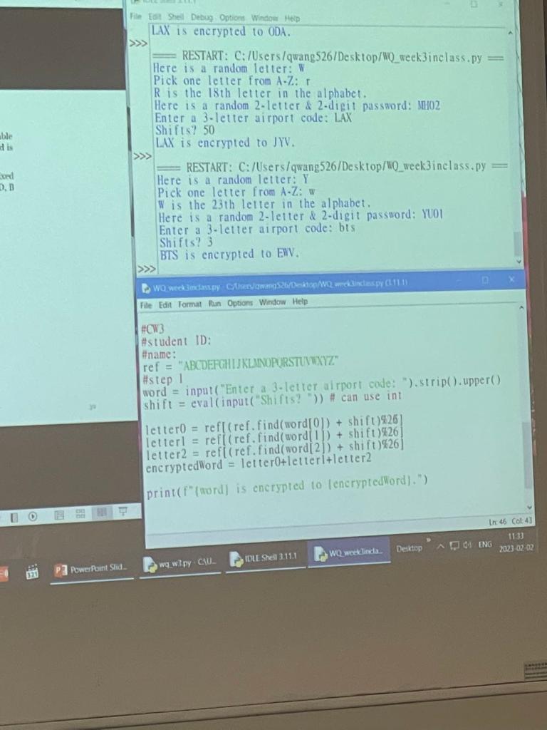 lot. Homework 3. Vigenre Cipher The Vigenre cipher is a generalized Caesar